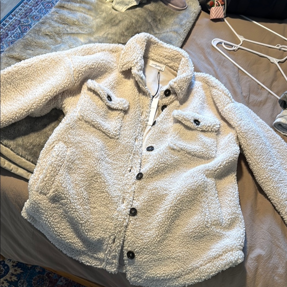 Cozy Cream Sherpa Jacket CJLA